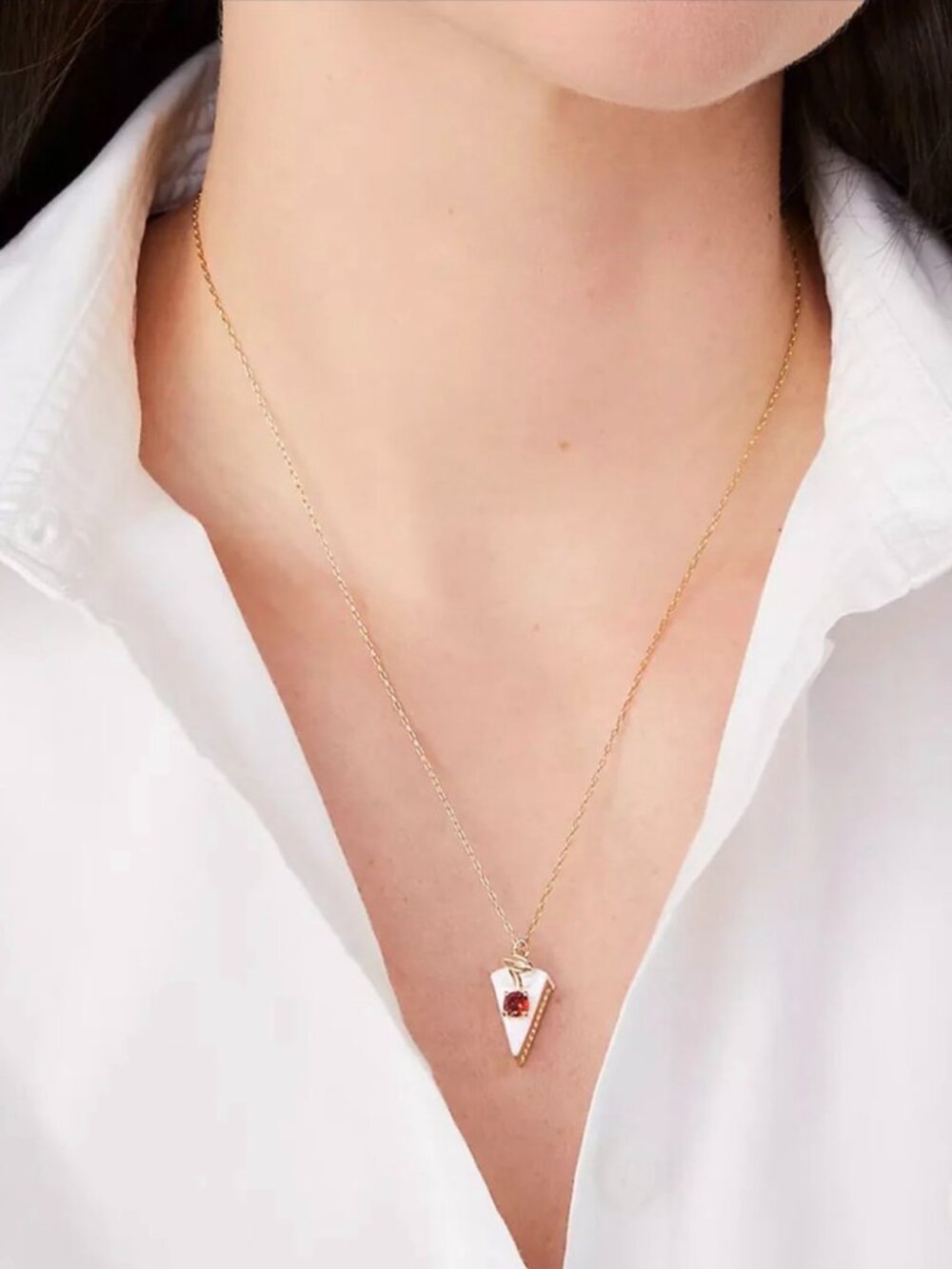 *RETIRED* Pastery Shop Cake Pendant Necklace